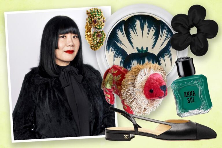 Exclusive |  Anna Sui's true colors: her perfect red lipstick, green nail polish and lavender underwear