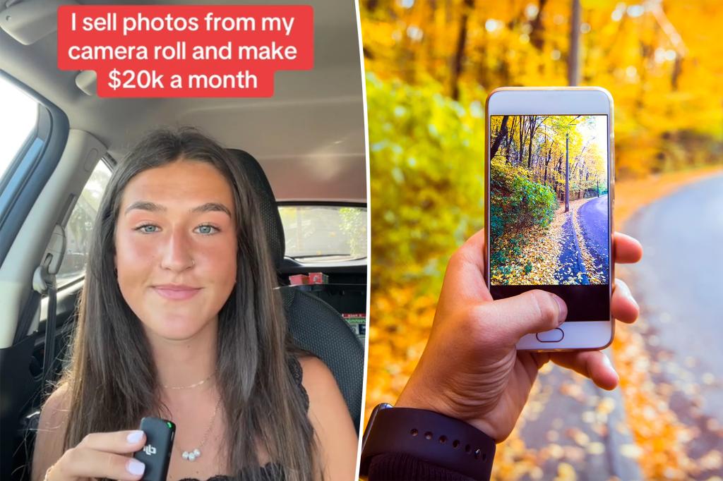 I make $20k a month from photos on my camera roll – here's my hack anyone can do too